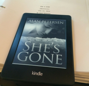 She's Gone a thriller by Alan Petersen